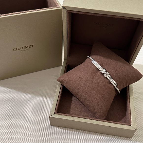 Chaumet Jewelry - Chaumet Criss-Cross Diamond Bracelet